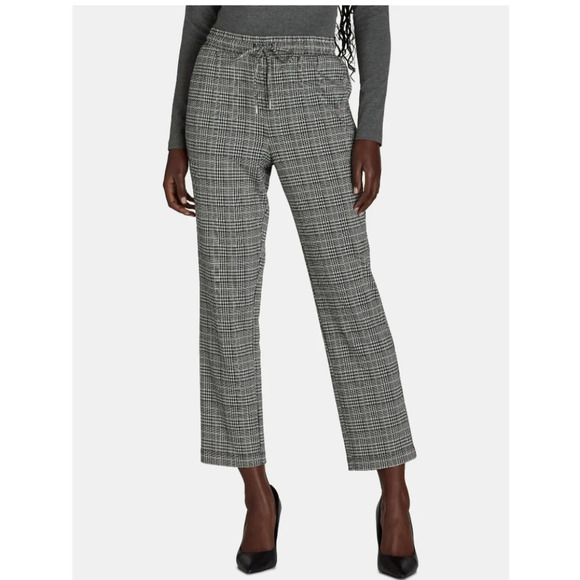 Time and Tru Pants - Time and Tru Women's Size XXL (20) Glen Plaid Pull On Knit Drawstring Pants